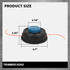 G-PLUS Black 1PC T35-12mm Trimmer Head Fit for 122LDX 123L 123LD 125L 128L 128LD 531300194