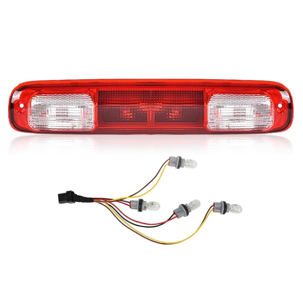 G-PLUS High Mount 3rd Brake Light w/Bulb Compatible with Chevy Silverado GMC Sierra 1500 2500 3500 & HD Models 1999-2006,Fit Chevy Silverado GMC Sierra Classic Models 2007 923-240 15884341