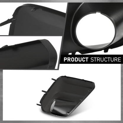 G-PLUS Front Fog Light Cover Bezel Trims, Compatible with Subaru Forester 2019-2021, LH Driver & RH Passenger Side 2PCS, 57731SJ050, 57731SJ040