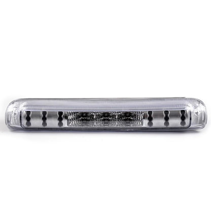 G-PLUS LED Third Brake Light Compatible with Chevy Silverado/GMC Sierra 1500 2500 3500 1999-2006 3rd Cargo Tail Stop Lamps, Clear Lens Chrome Housing, 264115BK 5978318