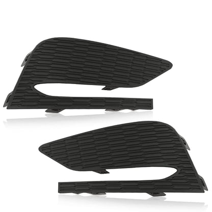 G-PLUS Fog Light Cover Cap Compatible with Chevy Cruze 2016 2017 2018 Black Left and Right Side Front Fog Lights Lamps Cover Frame (no fog lamp hole)