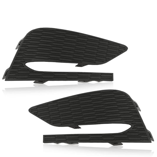 G-PLUS Fog Light Cover Cap Compatible with Chevy Cruze 2016 2017 2018 Black Left and Right Side Front Fog Lights Lamps Cover Frame (no fog lamp hole)