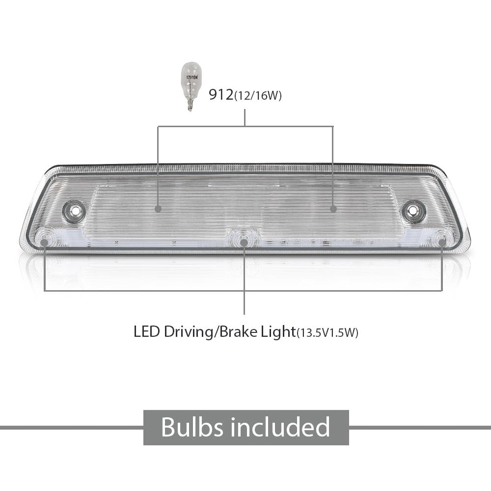 G-PLUS LED Third 3rd Brake Light Compatible with Ford F150 SVT Raptor 2010-2014,Fit Lincoln Mark LT 2011-2014 LED 3rd Brake Lamp AL3Z13A613G