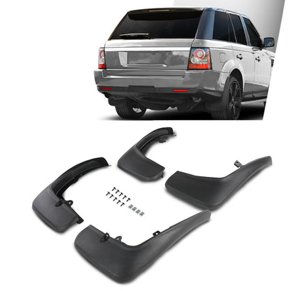 G-PLUS 4PCS Mud Flaps Splash Guards Mudguards Mudflaps with Hardware Compatible with Land Rover Range Rover Sport L320 2006-2013 Front LH RH & Rear LH RH