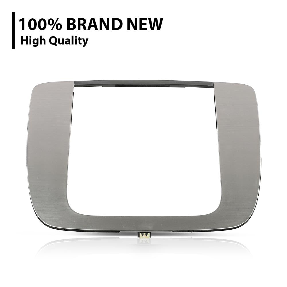 G-PLUS Center Dash Radio Surround Trim Compatible with Chevy Silverado 1500 Tahoe GMC Sierra 1500 Yukon 2007-2014 15211886 26887440 25807746 15211885