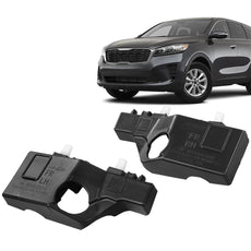 G-PLUS Front Bumper Bracket 2PCS for Kia Sorento 2016-2020 Textured Black Front View