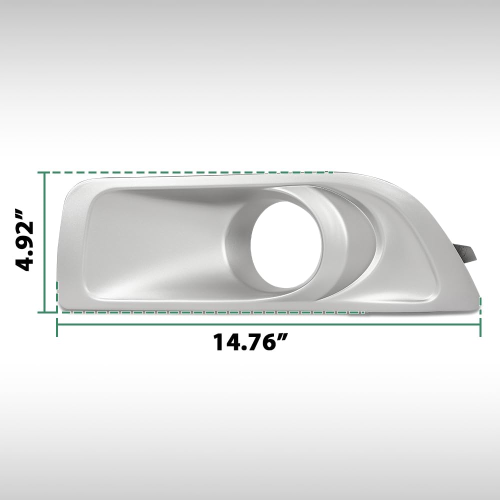 G-PLUS Fog Light Trim Set Left & Right w/Fog Light Hole Compatible with Subaru Outback 2.5i Sport 2010,Fit Subaru Outback 2.5i Touring 2012 57731AJ42A