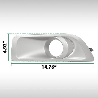 G-PLUS Fog Light Trim Set Left & Right w/Fog Light Hole Compatible with Subaru Outback 2.5i Sport 2010,Fit Subaru Outback 2.5i Touring 2012 57731AJ42A