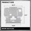 G-PLUS Engine Skid Plate, Compatible with Ford F150 2015-2019, Radiator Support Splash Shield, FL3Z5D032E, FL3Z-5D032-E