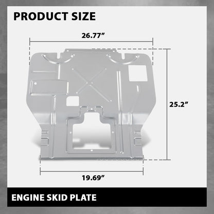 G-PLUS Engine Skid Plate, Compatible with Ford F150 2015-2019, Radiator Support Splash Shield, FL3Z5D032E, FL3Z-5D032-E