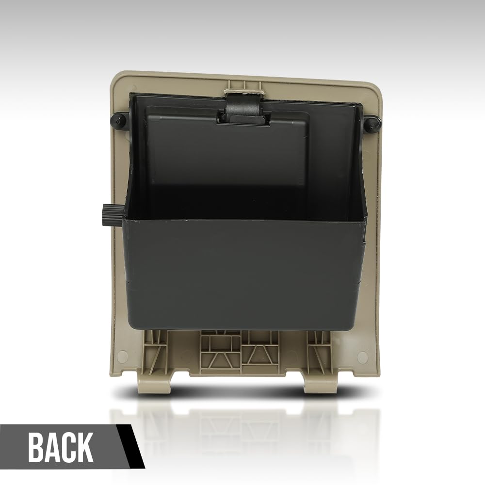 G-PLUS Dash Knee Center Glove Storage Box Cubby Compatible with Ford F250 F350 Super Duty 2005-2007 Beige