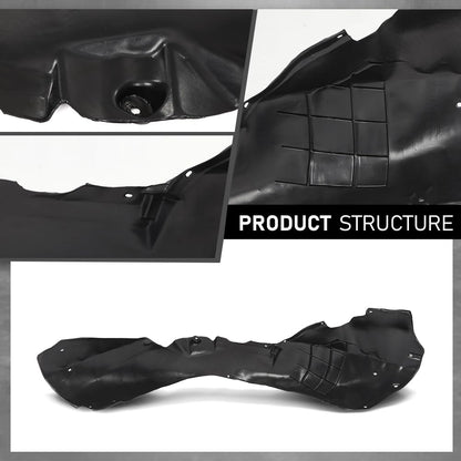 G-PLUS Front Left Fender Liner Inner, Compatible with Audi A4 A4 Quattro 3rd Generation 2005-2008/ Audi S4 4th Generation 2005-2008, Driver Side, 8E0821171E, AU1250100