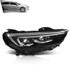 G-PLUS LED Right Side Headlight Assembly Front Headlamp without Bulb Compatible with Buick Regal 2018-2020 39050377 Clear Lens Black Housing Amber Reflector