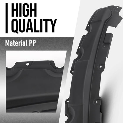 G-PLUS Upper Radiator Support Cover Compatible with Chevy Traverse 2018 2019 2020 2021 2022 2023 23117555, GM1224162 Black