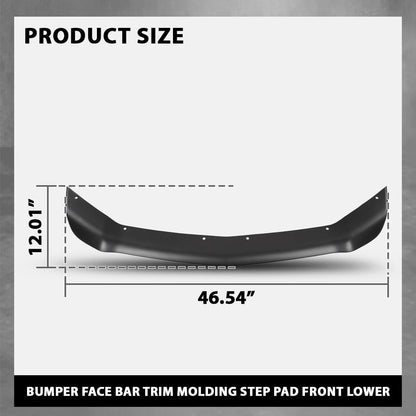 G-PLUS Front Lower Bumper Face Bar Trim Molding, Compatible with Lincoln MKC 2015-2018, EJ7Z8419AA, FO1095256