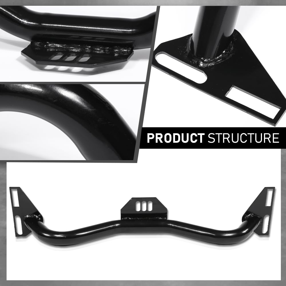 G-PLUS Adjustable Transmission Crossmember Compatible with Chevy Silverado GMC Sierra C10 C20 2WD Truck Blazer and Suburban 1963-1987 CP9427, CP-1108G