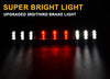 G-PLUS 3RD Third Brake Lights, Compatible with Chevy Silverado/GMC Sierra 1999-2006 3D LED Bar Tail Cargo Lamp 264115BK(Clear Lens Black Housing)