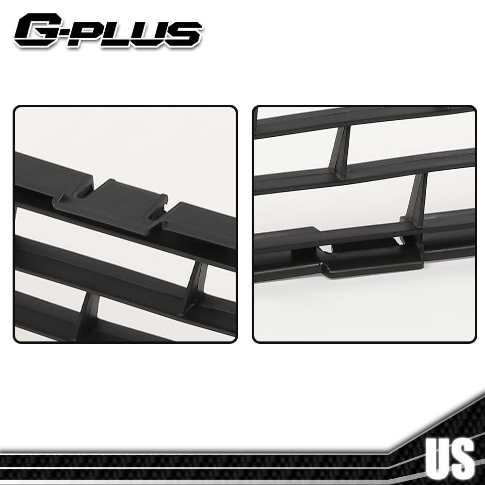 G-PLUS Front Bumper Lower Grille Black Compatible with Nissan Sentra 1.8l 2013 2014 2015 62254-3SH0A
