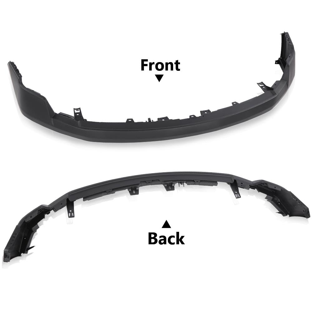 G-PLUS Front Upper Bumper Cover Compatible with Ford F150 XL Pickup 2009 2010 2011 2012 2013 2014, Textured Black, FO1000643, 11735587