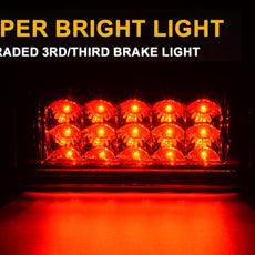 G-PLUS LED Third Brake Light for Ford F150 Lobo Explorer Mark LT 2004-2008 Clear Lens Close-up View