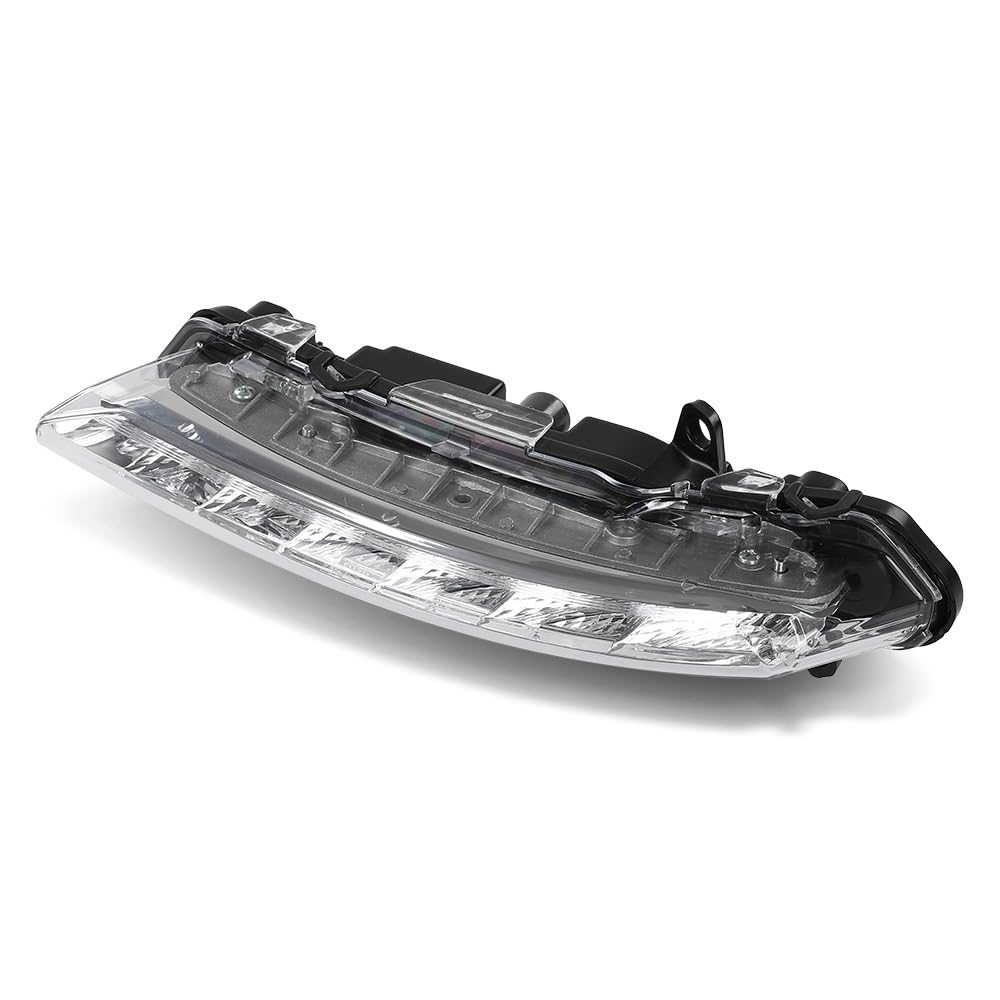 G-PLUS LED Left Fog Light DRL Daytime Running Lamps, Compatible with W204 X204 W216 W218 W221 W251 2008-2014, LH Driver Side, 2218201756, A2218201756
