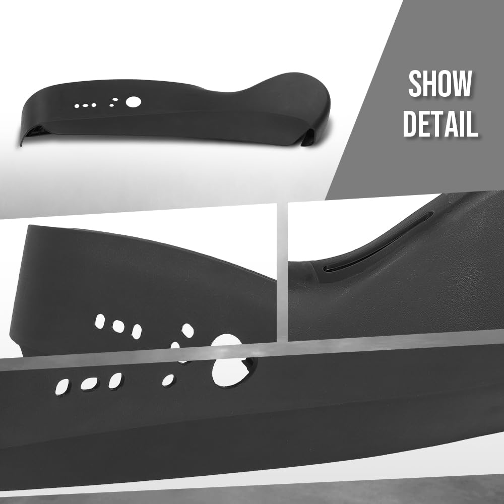 G-PLUS Front Left Outer Seat Trim Panel Compatible with Tesla Model 3 2017-2023 Fit Tesla Model Y 2020-2023 1088964-00-G Black