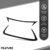 G-PLUS Front Grille Molding Outer Trim Set 2pcs Compatible with LX CT200H 2014-2017 Glossy Black