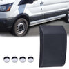 G-PLUS Exterior Pillar Moulding Trim Cladding Under Fuel Door Trim Moulding Left Driver Side Compatible with Ford Transit 150 250 350 2015 2016 2017 2018 2019