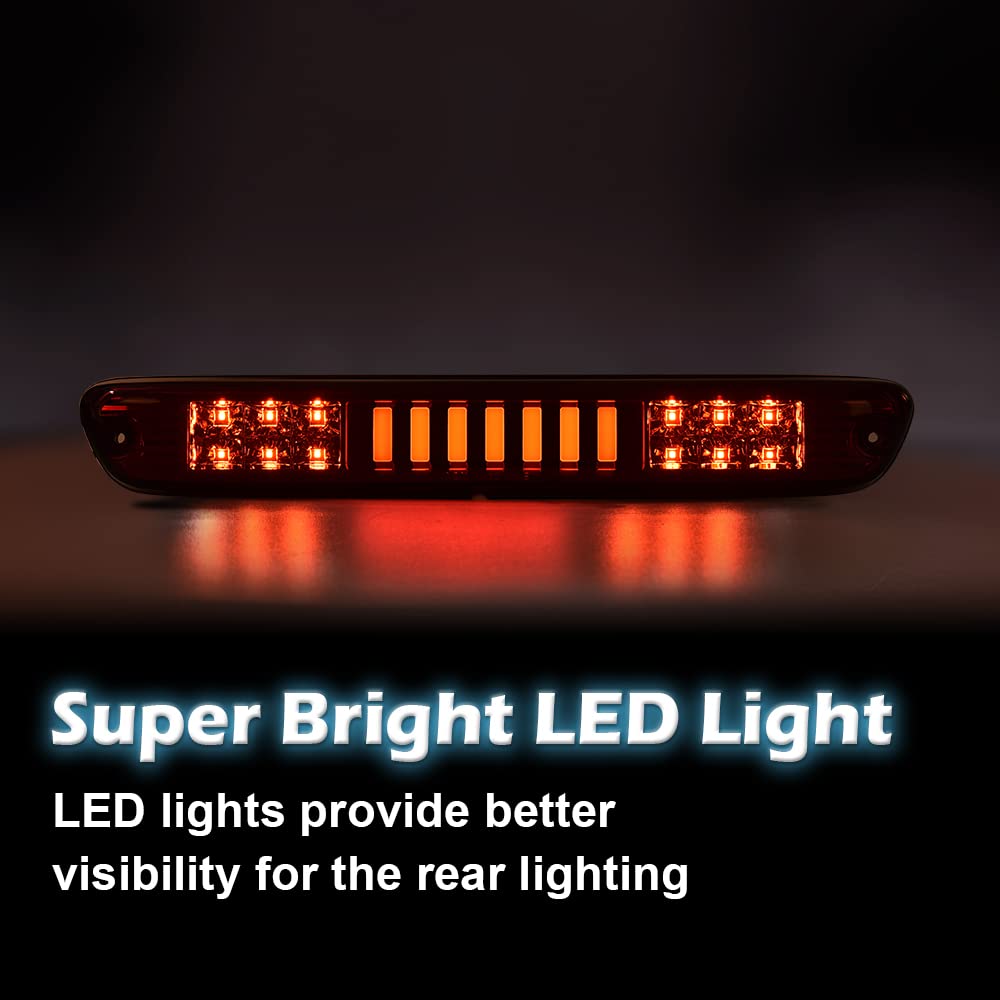 G-PLUS Car Tail Light Rear Third Stop I Brake Light Lamp Compatible with 2004-2012 Chevy Colorado/GMC Canyon 2006-2008 Isuzu I-Series 15286505 25971002 25821852