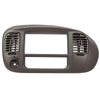 G-PLUS 1Set Center Dash Radio Surround Bezel Trim Panel Compatible with 2000-2003 Ford F150/2000-2002 Ford Expedition Brown Dashboard Cover