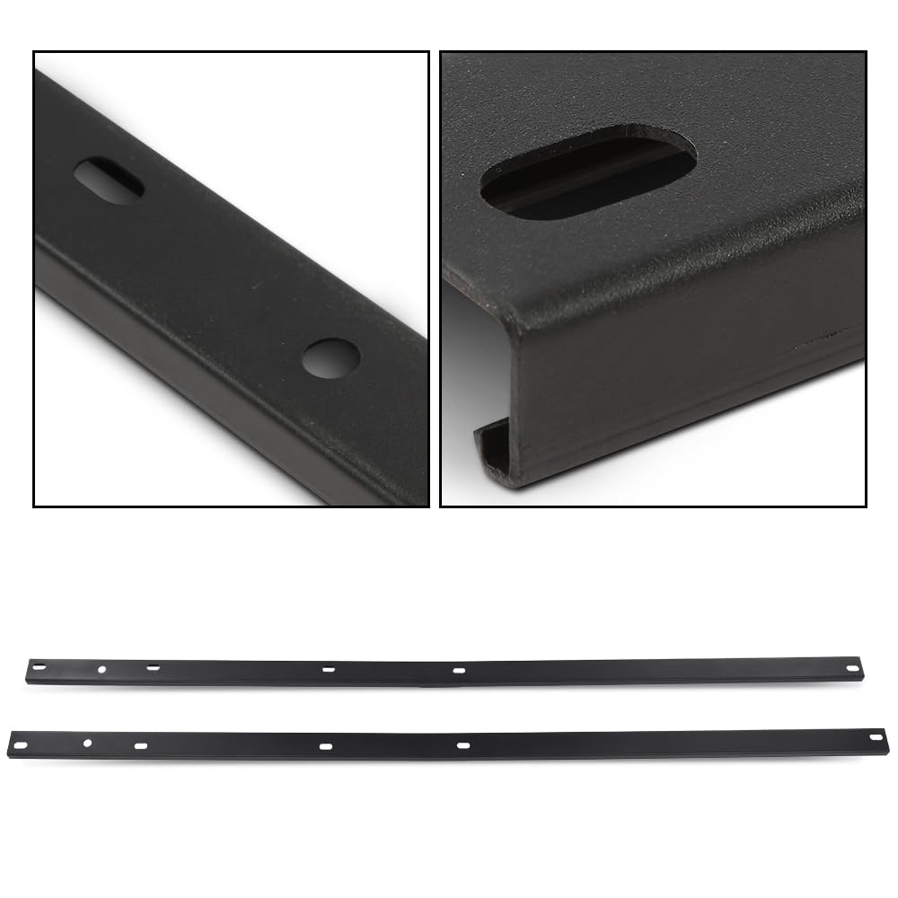 G-PLUS Roof Rack Side Rail Package Black 2 pcs Compatible with Chevy Traverse 2009-2017 19244264