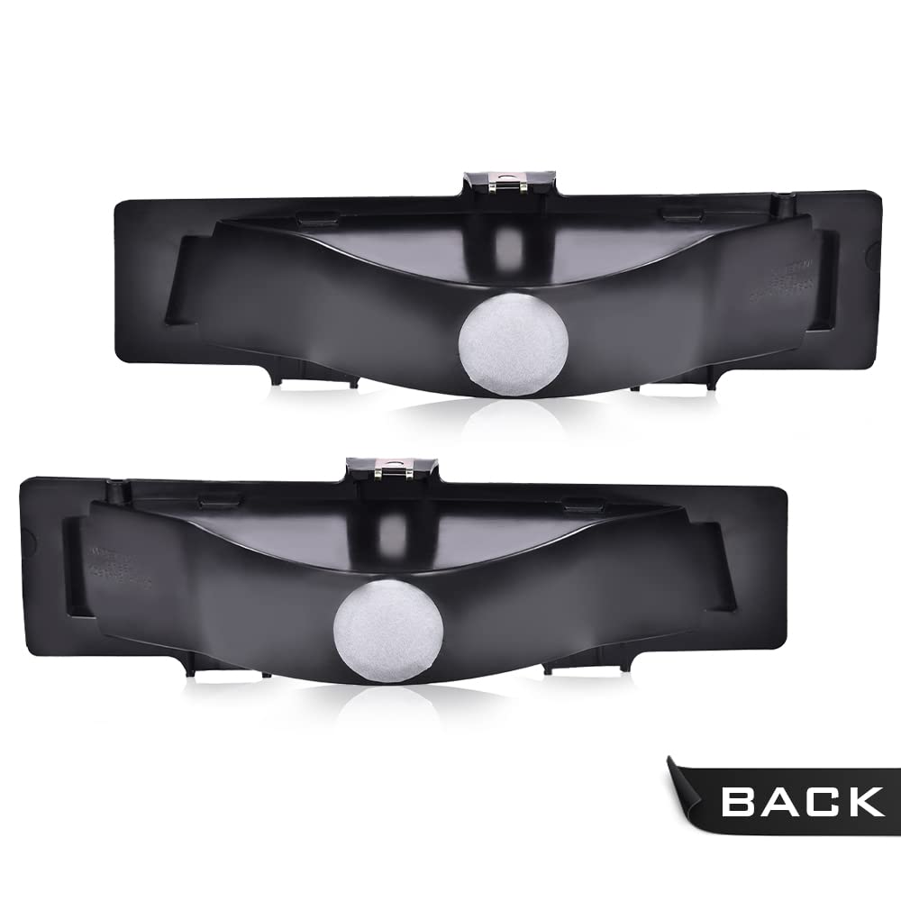 G-PLUS Signal Light Parking Lamps Compatible with Chevy Monte Carlo SS 1983-1988 /Fit Chevy Monte Carlo 81-86 (not fit LS 86-88) Clear lens Driver & Passenger Side 919025 919026 261303TA0A 261353TA0A