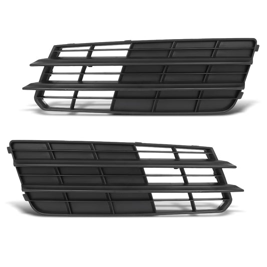 G-PLUS Pair Front Lower Bumper Fog Light Covers, Compatible with Audi A7 2011-2014, LH Driver & RH Passenger Side 2PCS, 4G8807681, 4G8807682