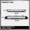 G-PLUS Front Lower & Center Bumper Grille 2PCS, Compatible with Kia Sorento 2014-2015 865611U500, 865221U500, 86561-1U500, 86522-1U500, 865622P500, 865222P500