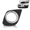G-PLUS Left Front Bumper Fog Light Cover Trim Compatible with Toyota RAV4 2009-2013 521280R040, 521280R010