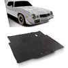 G-PLUS Black Hood Insulation Pad Heat Shield Compatible with Chevy Camaro 1980 1981 Black 1pc