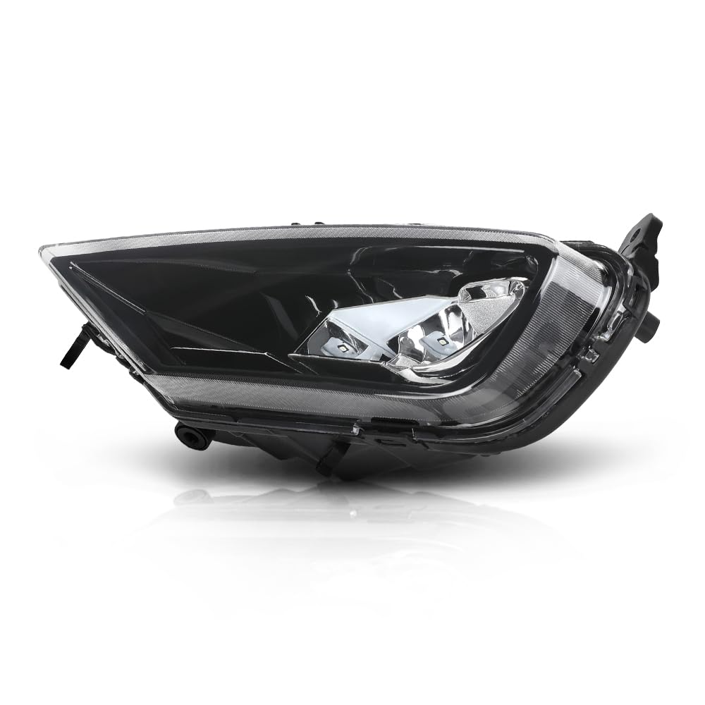 G-PLUS Left Side Front Bumper Fog Light Fog Lamp Compatible with Volvo XC90 XC60 S90 V90 2016 2017 2018 2019 2020 2021 2022 2023 2024 31395865 Black