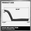 G-PLUS Door Molding and Beltlines Rear Passenger Compatible with Jeep Compass 2017-2024 5UP26RXFAB, CH1505111