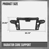 G-PLUS Radiator Core Support Compatible with Porsche Cayenne 2003 2004 2005 2006 2007 2008 2009 2010 95550559402 Black