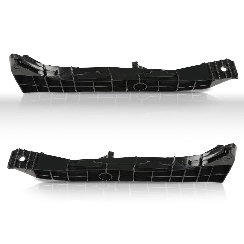 G-PLUS Bumper Bracket Front 2pcs Compatible with LX ES350 Base 2007-2012 Front Left Driver and Right Passenger Side Bumper Support Bracket Set 5214533050 LX1043107 5214633050 LX1042107 Black