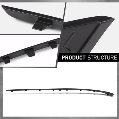 G-PLUS Front Left Bumper Face Bar Trim Molding Step Pad, Compatible with Audi A3 2015 2016, Driver Side, 8V5807533, AU1046102