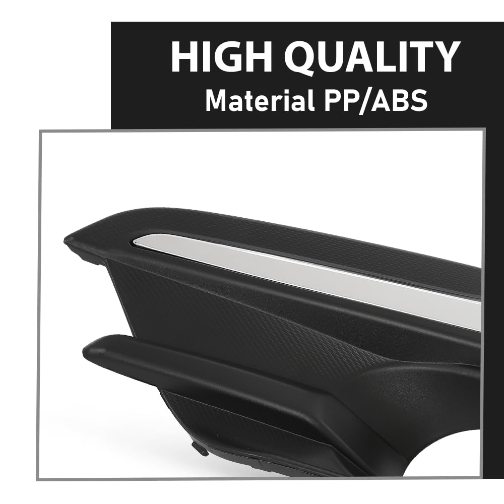 G-PLUS Front Left Fog Light Bezel Cover, Compatible with Subaru Impreza 2017-2019, Fit Models W/Chrome Trim, Driver Side, 57731FL050, SU1038113
