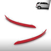 G-PLUS Pair Left & Right Bumper Reflectors Compatible with Benz GLE350 4Matic Sport Utility 4-Door 2016-2017 1668200174, 1668200074 Red