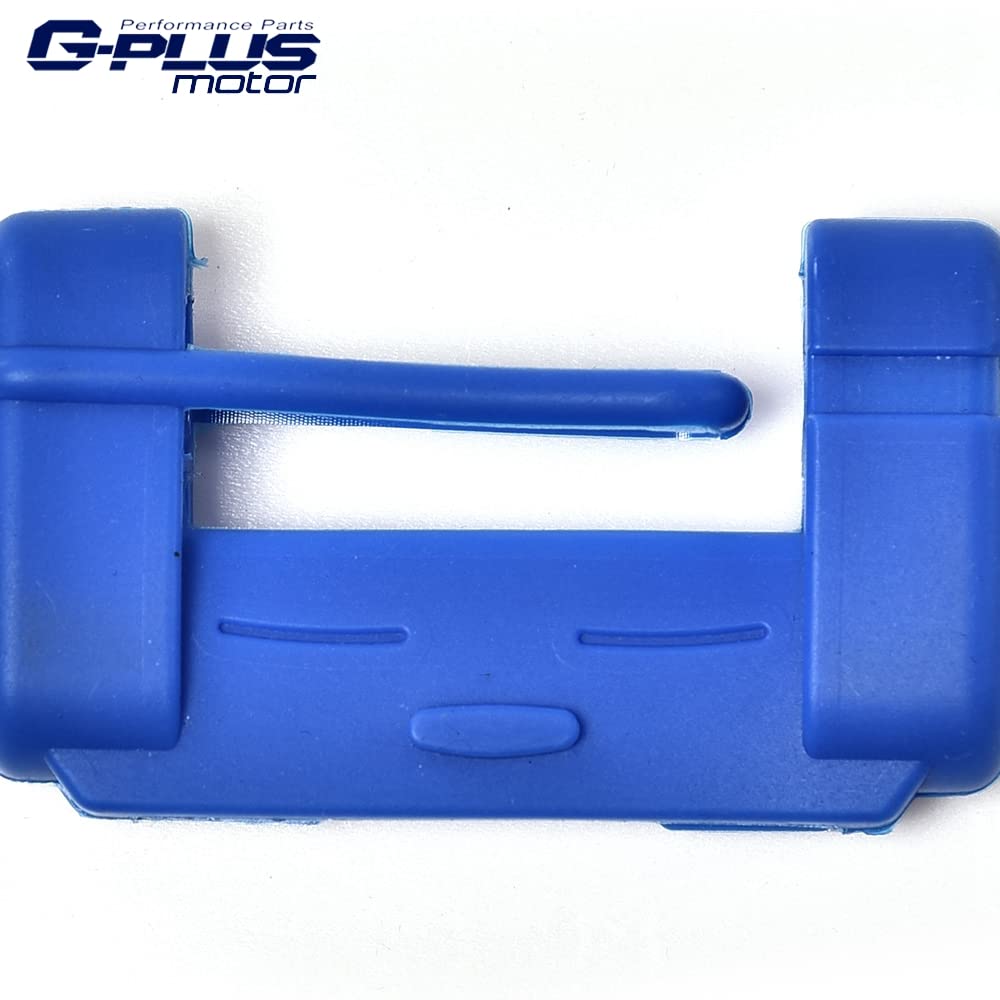 G-PLUS Universal Seat Belt Buckle Cover Replacement For Auto Car Seat Belt Buckle Clip Protector Trim Silicone Safety Accessories (Blue)