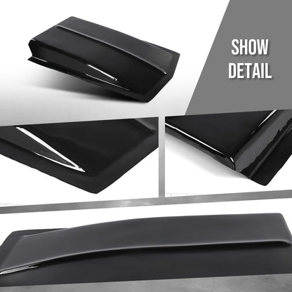 G-PLUS Cowl Induction Hood Scoop - 38" L x 4 ½" H x 27" W- Black ABS