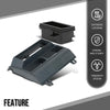 G-PLUS Car Stereo Radio Dash Kit Pocket Bezel Trim W/O Wire Harness Compatible with 1992-1994 Chevy Crew Cab Dually/Full Size Blazer/Suburban Blue