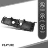 G-PLUS Front Radiator Shutter Air Duct Intake Compatible with Tesla Model S 2016-2020 1058073-00-B Black