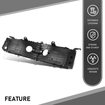 G-PLUS Front Radiator Shutter Air Duct Intake Compatible with Tesla Model S 2016-2020 1058073-00-B Black