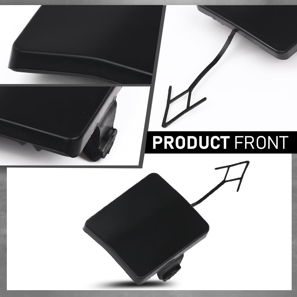 G-PLUS Front Bumper Tow Cap Compatible with Dodge Journey 2011-2016 Black 1TX87TZZAB