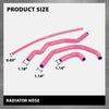 G-PLUS Silicone Radiator Hose Kit Compatible with Yamaha Banshee 350 YFZ350 1987-2006 Pink